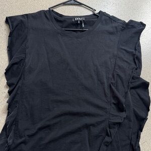 DKNY Black Muscle Tee for Women